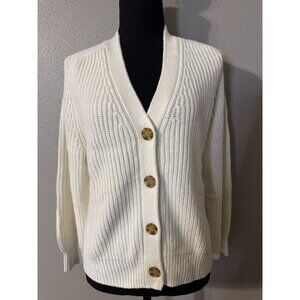 Tommy Bahama Cabana Solstice Cardigan Women’s Small S V-Neck Ribbed Knit NEW 148